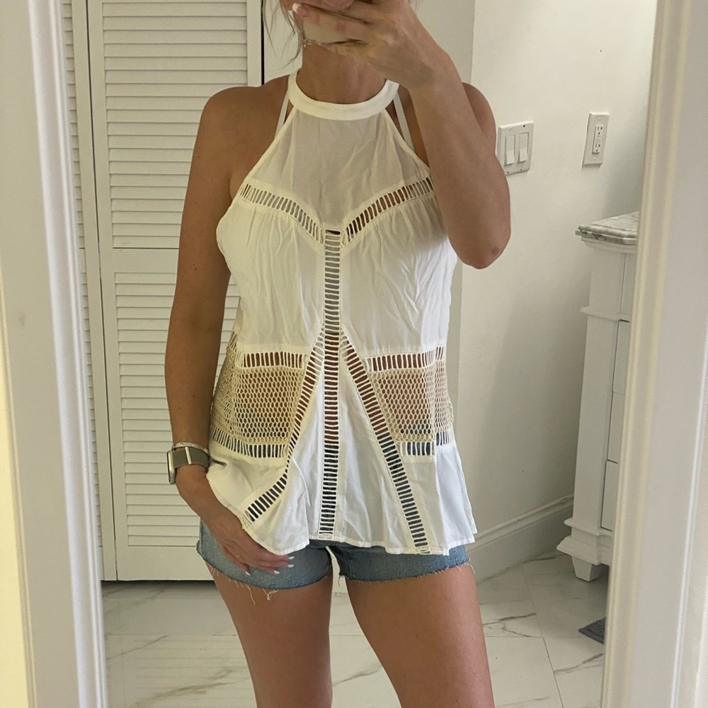 Intrigue couture Open back swing tank.